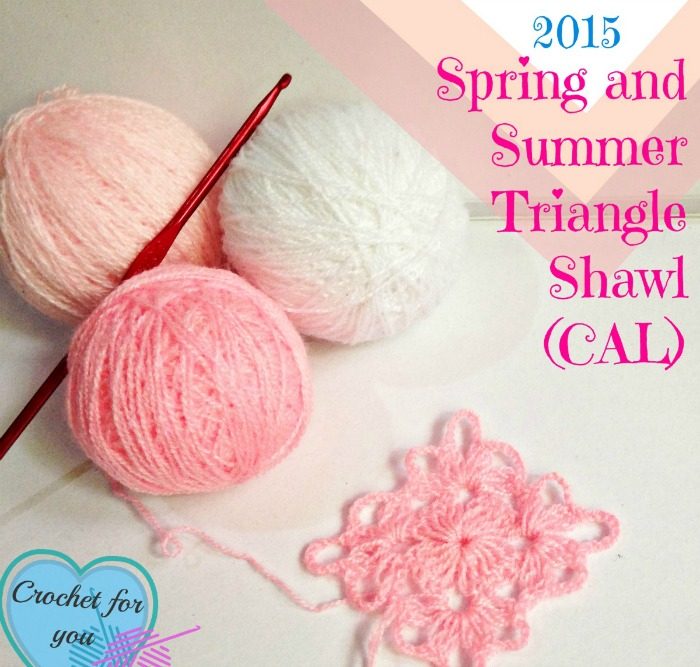 Spring and Summer Triangle Shawl (CAL) 2015