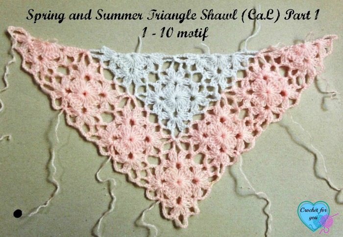 Spring and Summer Triangle Shawl (CAL) 2015