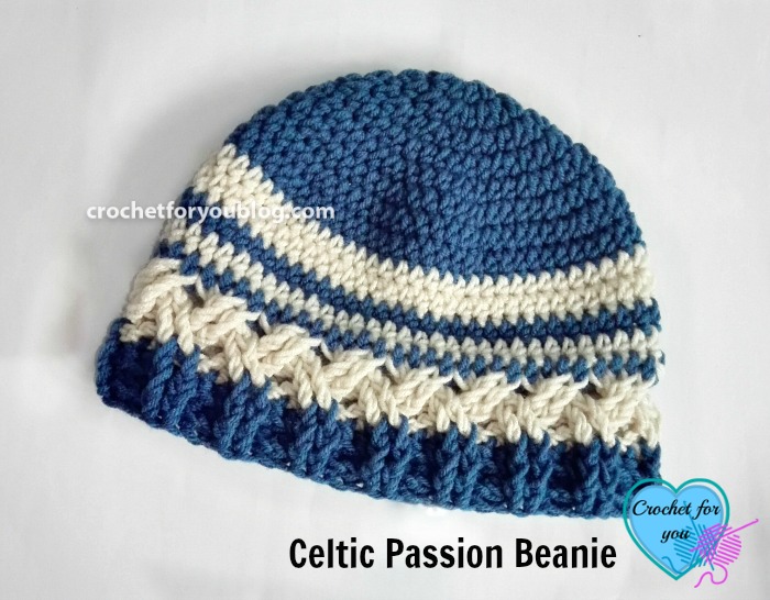 Celtic Passion Beanie - free crochet pattern