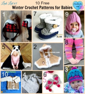 10 Free Winter Crochet Patterns for Babies