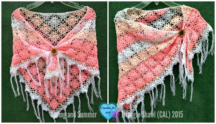 Part 5: Spring and Summer Triangle Shawl (CAL) 2015