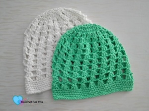 Easy Peasy Slouch Beanie - free crochet pattern