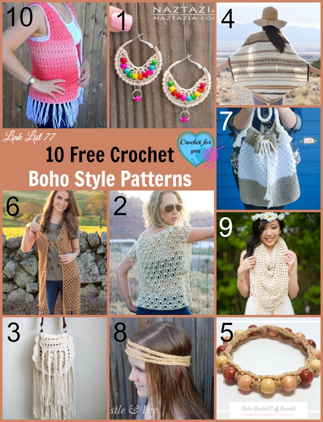 30+ Easy Boho Crochet Patterns : Create Your Own Outfit - Jera's