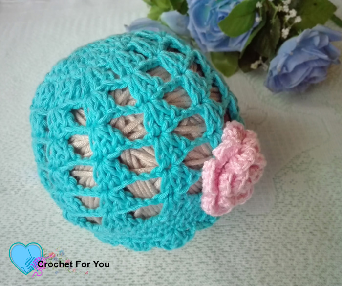 Easy Peasy Baby Beanie Free Crochet Pattern