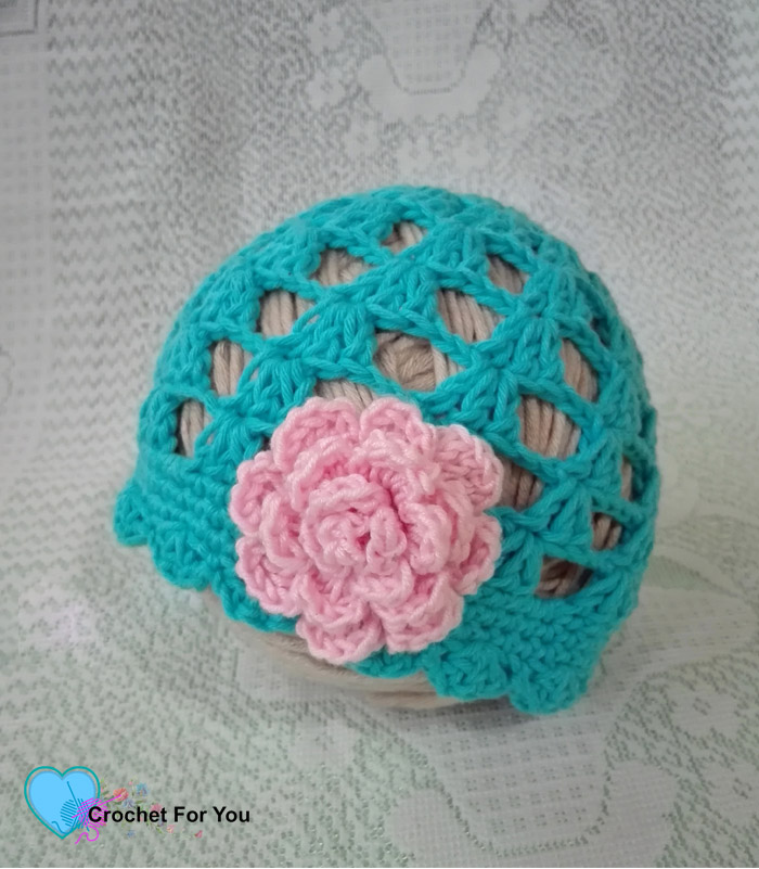 Easy Peasy Baby Beanie Free Crochet Pattern