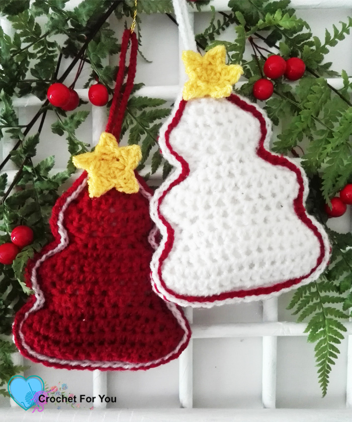 Christmas Ornament Mini CAL - Crochet Christmas trees
