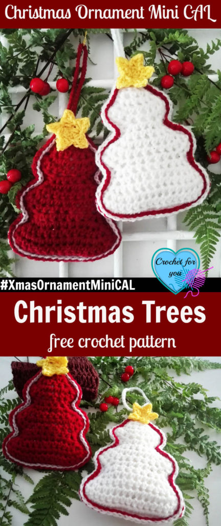 Christmas Ornament Mini CAL - Crochet Christmas trees