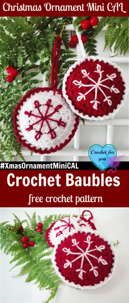 Christmas Ornament Mini CAL - Crochet Baubles