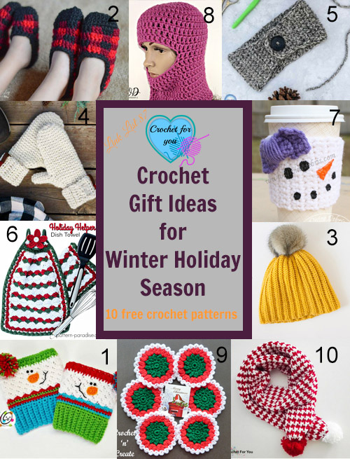 Crochet Gift Ideas for Winter Holiday Season
