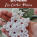 5-Minute Crochet Snowflake - free crochet pattern