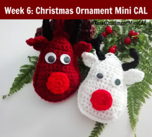 Christmas Ornament Mini CAL - Crochet Rudolf Reindeer