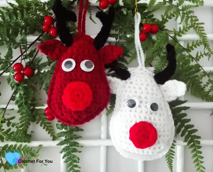 Christmas Ornament Mini CAL – Crochet Rudolf the Reindeer