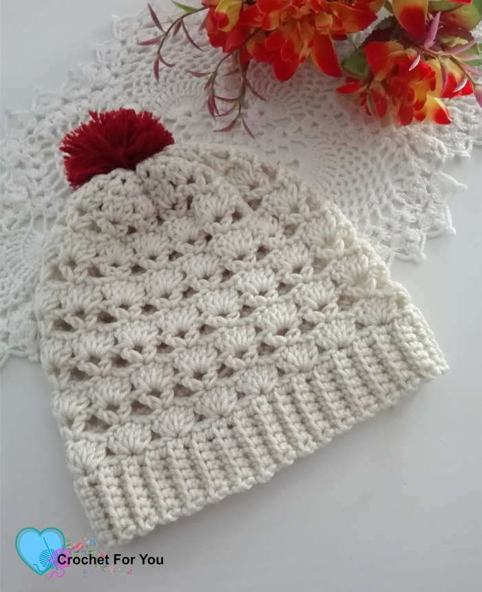 Shell V Shell Crochet Slouch Free Pattern