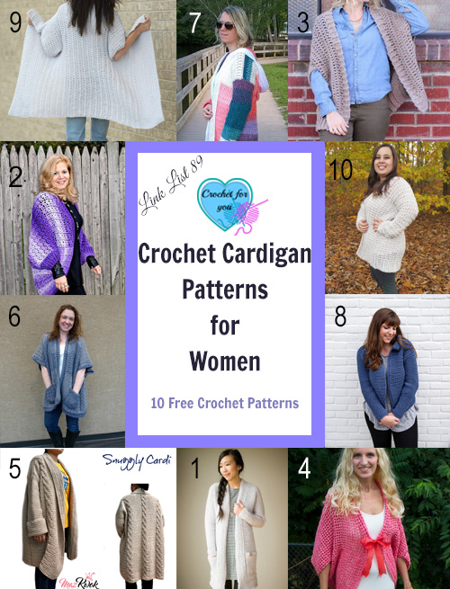 Crochet Cardigan Patterns for Women