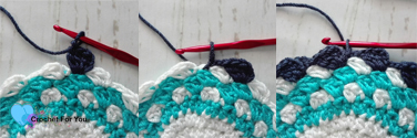 Ocean Shades Beanie (2-5 yrs) Free Crochet Pattern