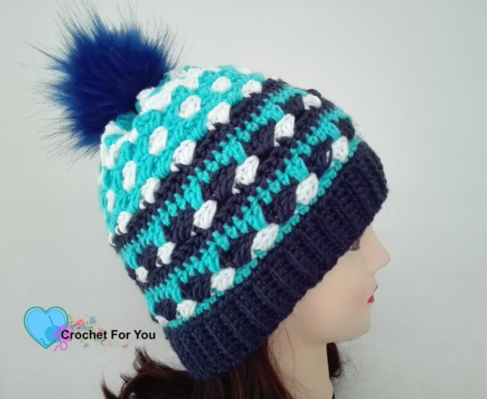 Ocean Shades Pompom Hat