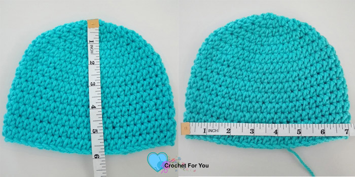 how to crochet hat in any size - free pattern and tutorial