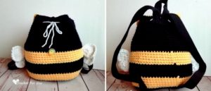Crochet Bumble Bee Backpack Free Pattern - Crochet For You