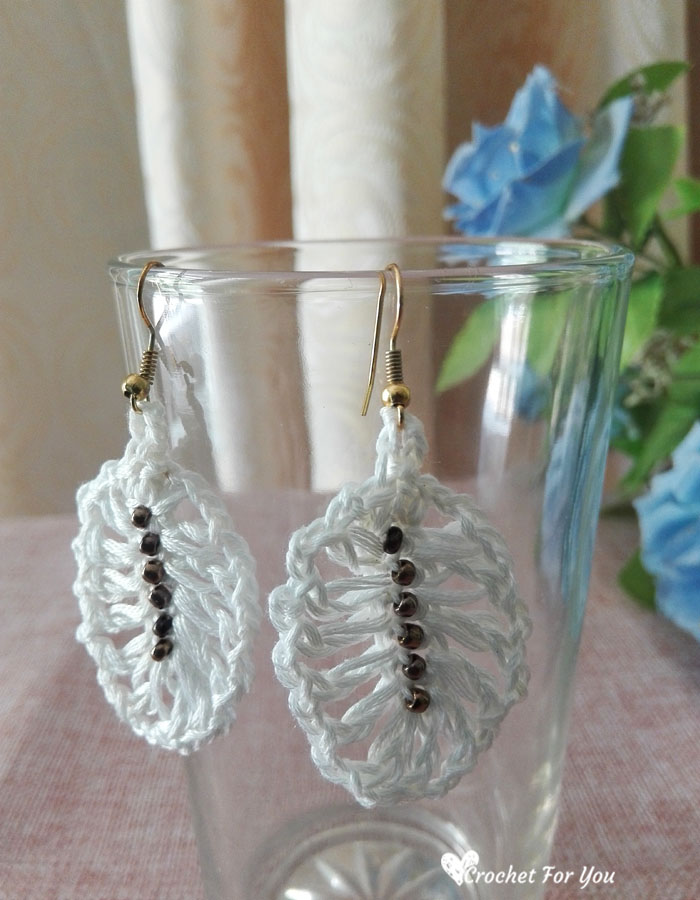 10 Easy Crochet Earrings All Free Patterns  Love to stay home