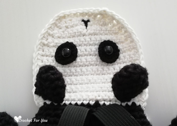 Crochet Panda Backpack Free Pattern