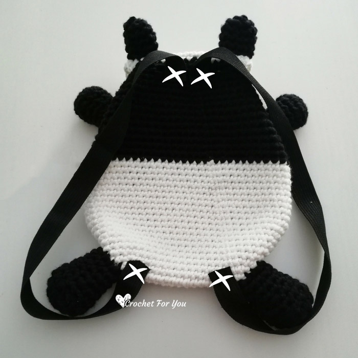 Crochet Panda Backpack Free Pattern