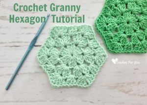 Crochet Granny Hexagon Free Pattern