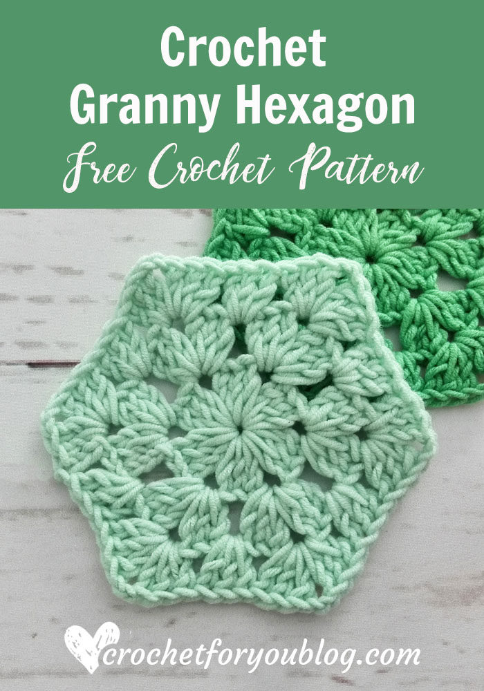 Crochet Granny Hexagon Free Pattern