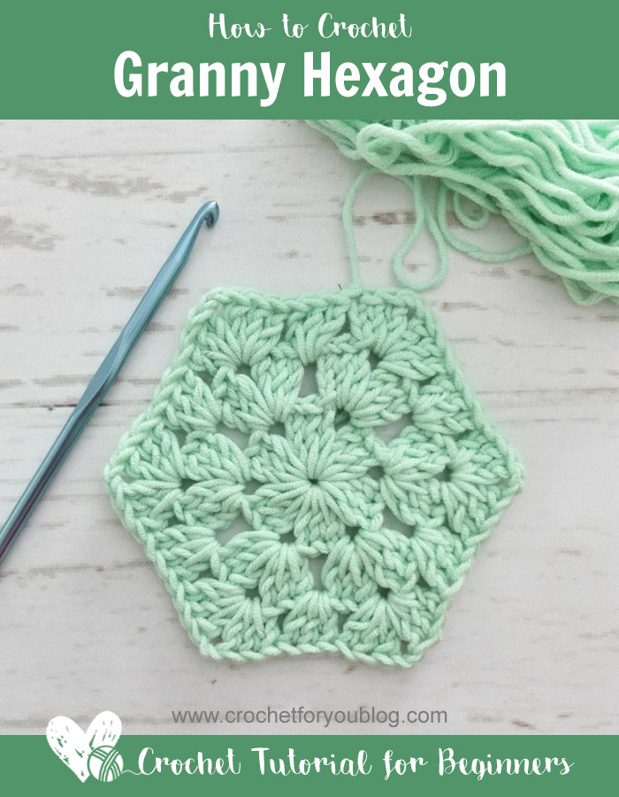 Crochet Granny Hexagon Free Pattern