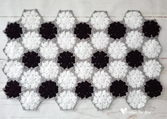 How to Join Crochet Granny Hexagons As You Go