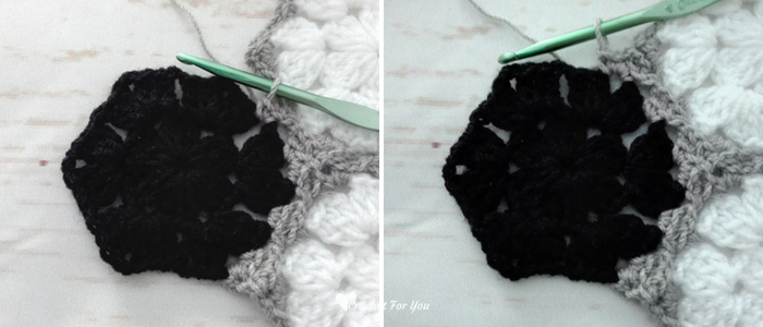 How to Join Crochet Granny Hexagons As You Go