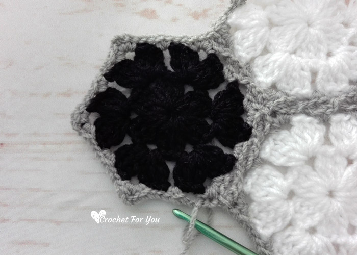 How to Join Crochet Granny Hexagons As You Go