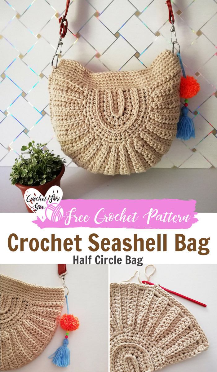 Crochet Seashell Bag- free pattern