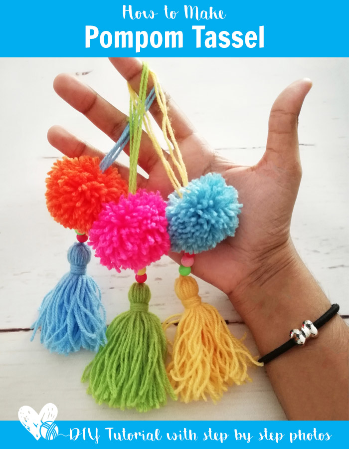 How to make pompom tassel - Easy DIY Tutorial