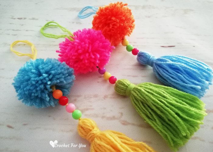 How to make pompom tassel - Easy DIY Tutorial