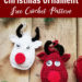 Crochet Rudolf Reindeer Christmas Ornament Free Pattern