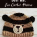 Crochet Woodland Bear Hat Free Pattern
