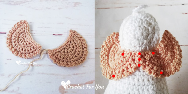 Crochet Angel Christmas Ornament Free Pattern 