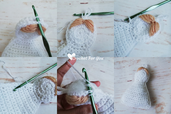 Crochet Angel Christmas Ornament Free Pattern 