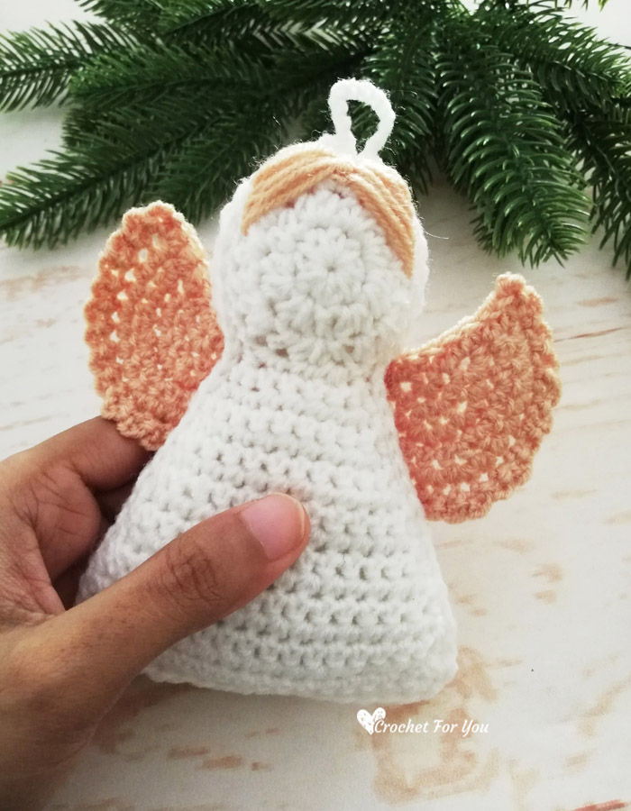 Crochet Angel Christmas Ornament Free Pattern