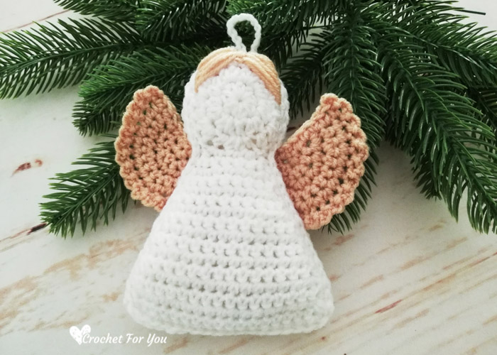 Crochet Angel Christmas Ornament Free Pattern