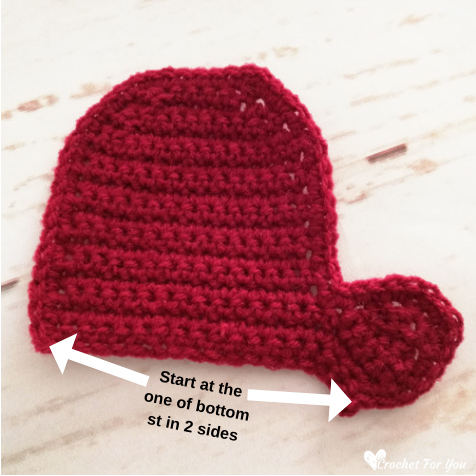 How to Crochet Mittens Christmas Ornament