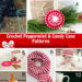 Crochet Peppermint & Candy Cane Patterns - 10 free crochet pattern link list