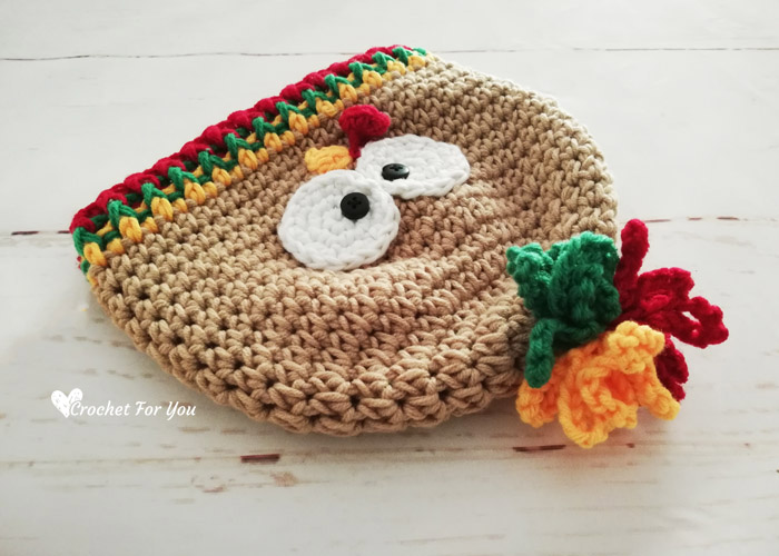 Crochet Turkey Hat Free Pattern