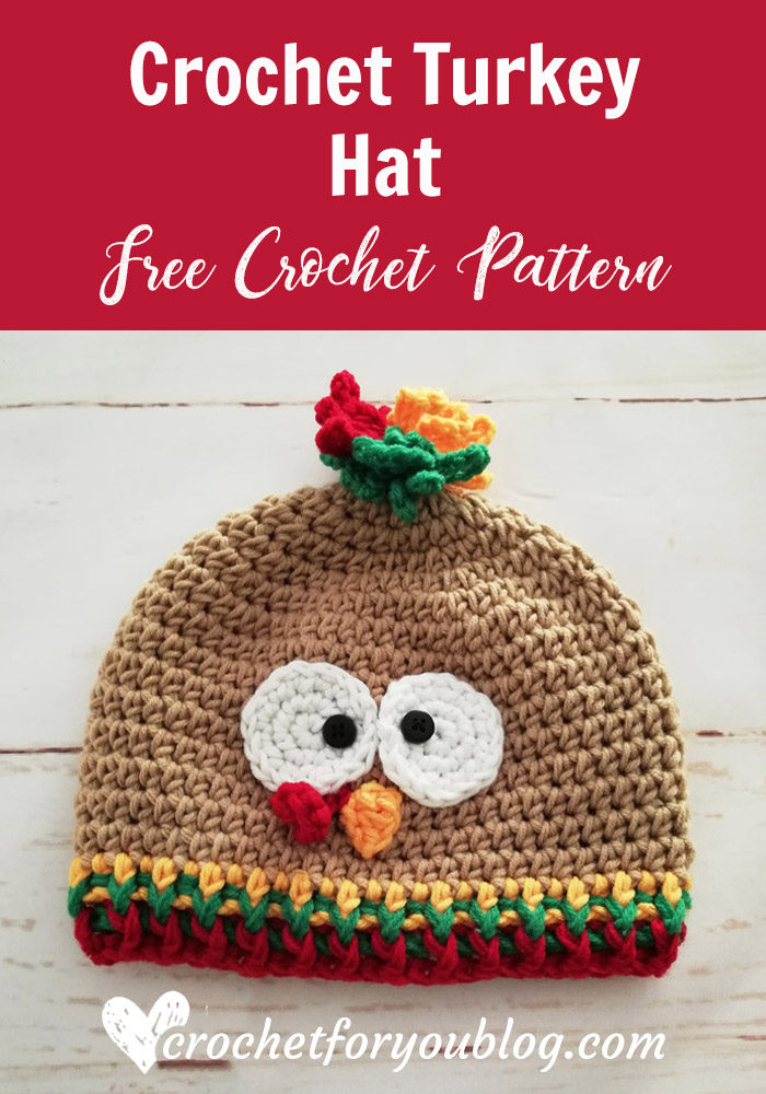 Crochet Turkey Hat Free Pattern