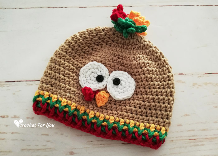 Crochet Turkey Hat Free Pattern