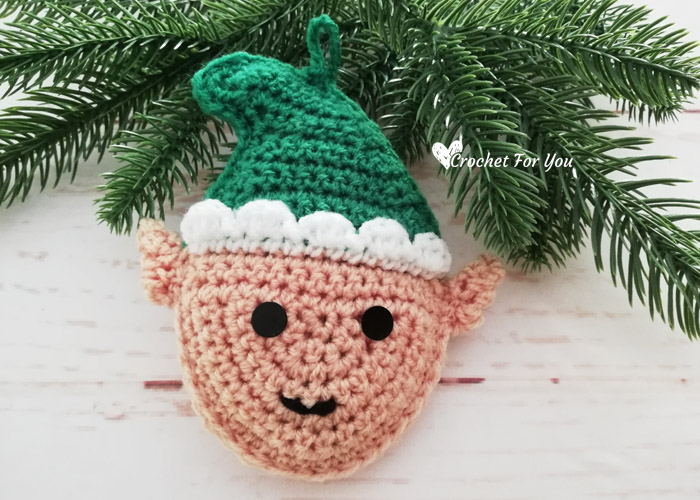 Crochet Elf Christmas Ornament Free Pattern