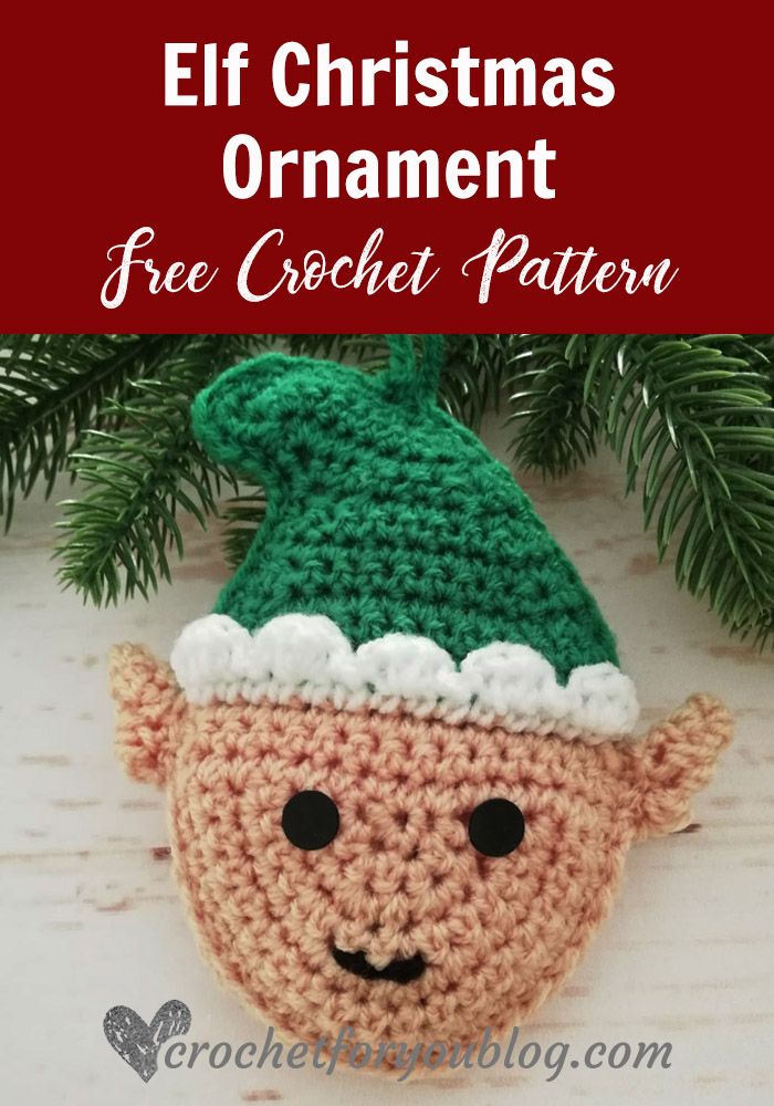 Crochet Elf Christmas Ornament Free Pattern