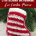 Crochet Stocking Christmas Ornament Free Pattern