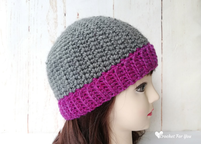 Crochet Spider Stitch Beanie Free Pattern