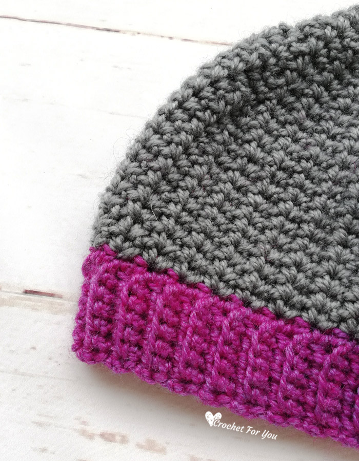 Crochet Spider Stitch Beanie Free Pattern